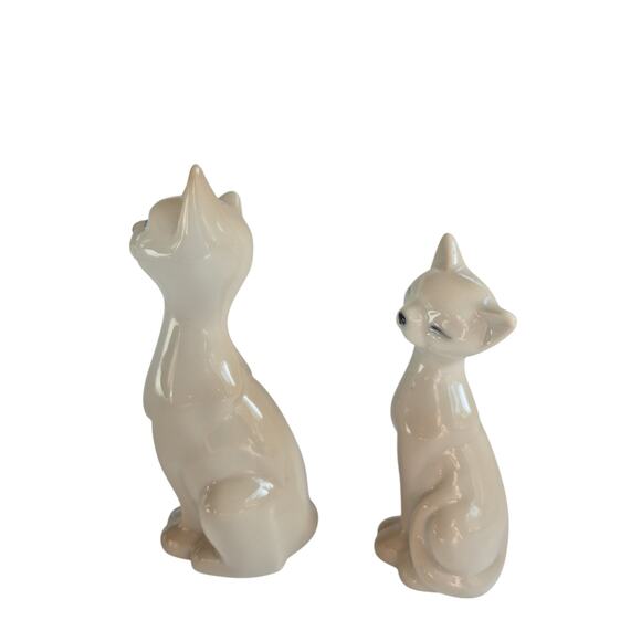 Vintage Otagiri Siamese Cat Figurines Set of 2 Mid Century Made In Japan 1950's - Picture 4 of 8